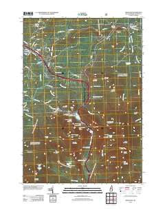 Franconia New Hampshire Historical topographic map, 1:24000 scale, 7.5 X 7.5 Minute, Year 2012