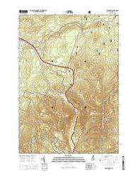 Franconia New Hampshire Current topographic map, 1:24000 scale, 7.5 X 7.5 Minute, Year 2015