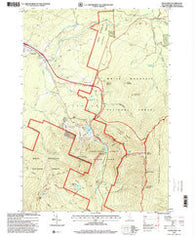 Franconia New Hampshire Historical topographic map, 1:24000 scale, 7.5 X 7.5 Minute, Year 1995