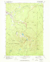 Franconia New Hampshire Historical topographic map, 1:24000 scale, 7.5 X 7.5 Minute, Year 1967