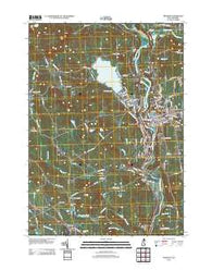 Franklin New Hampshire Historical topographic map, 1:24000 scale, 7.5 X 7.5 Minute, Year 2012