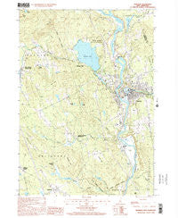 Franklin New Hampshire Historical topographic map, 1:24000 scale, 7.5 X 7.5 Minute, Year 2000