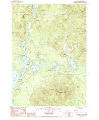 Freedom New Hampshire Historical topographic map, 1:24000 scale, 7.5 X 7.5 Minute, Year 1987