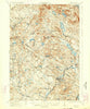 Gilmanton New Hampshire Historical topographic map, 1:62500 scale, 15 X 15 Minute, Year 1927