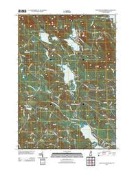 Gilmanton Ironworks New Hampshire Historical topographic map, 1:24000 scale, 7.5 X 7.5 Minute, Year 2012