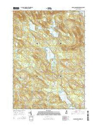 Gilmanton Ironworks New Hampshire Current topographic map, 1:24000 scale, 7.5 X 7.5 Minute, Year 2015