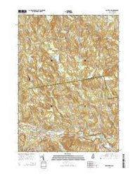 Goffstown New Hampshire Current topographic map, 1:24000 scale, 7.5 X 7.5 Minute, Year 2015