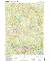 Goffstown New Hampshire Historical topographic map, 1:24000 scale, 7.5 X 7.5 Minute, Year 1995
