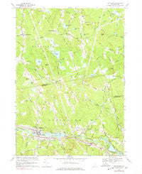 Goffstown New Hampshire Historical topographic map, 1:24000 scale, 7.5 X 7.5 Minute, Year 1969