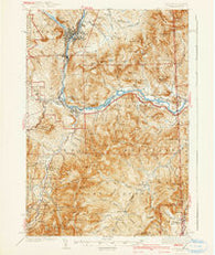 Gorham New Hampshire Historical topographic map, 1:62500 scale, 15 X 15 Minute, Year 1942