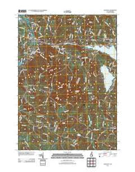 Gossville New Hampshire Historical topographic map, 1:24000 scale, 7.5 X 7.5 Minute, Year 2012