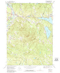 Gossville New Hampshire Historical topographic map, 1:24000 scale, 7.5 X 7.5 Minute, Year 1967