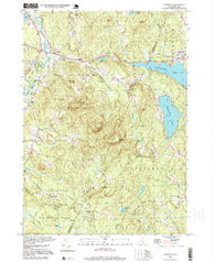 Gossville New Hampshire Historical topographic map, 1:24000 scale, 7.5 X 7.5 Minute, Year 1995