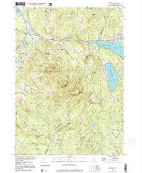 Gossville New Hampshire Historical topographic map, 1:24000 scale, 7.5 X 7.5 Minute, Year 1995
