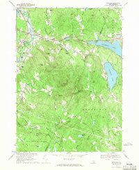 Gossville New Hampshire Historical topographic map, 1:24000 scale, 7.5 X 7.5 Minute, Year 1967