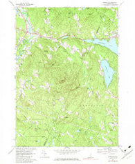 Gossville New Hampshire Historical topographic map, 1:24000 scale, 7.5 X 7.5 Minute, Year 1967