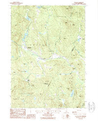 Grafton New Hampshire Historical topographic map, 1:24000 scale, 7.5 X 7.5 Minute, Year 1987
