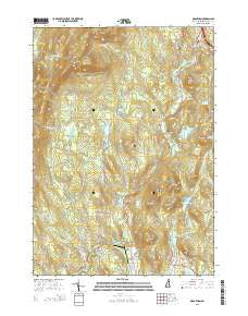 Grantham New Hampshire Current topographic map, 1:24000 scale, 7.5 X 7.5 Minute, Year 2015