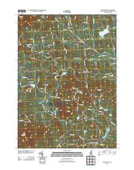 Greenfield New Hampshire Historical topographic map, 1:24000 scale, 7.5 X 7.5 Minute, Year 2012