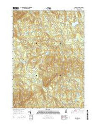 Greenfield New Hampshire Current topographic map, 1:24000 scale, 7.5 X 7.5 Minute, Year 2015