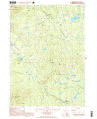 Greenfield New Hampshire Historical topographic map, 1:24000 scale, 7.5 X 7.5 Minute, Year 1995