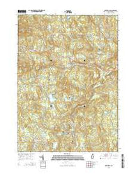 Greenville New Hampshire Current topographic map, 1:24000 scale, 7.5 X 7.5 Minute, Year 2015