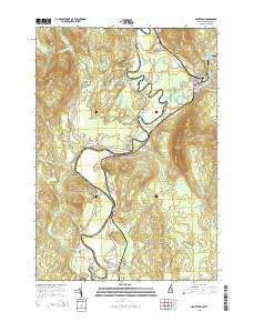 Groveton New Hampshire Current topographic map, 1:24000 scale, 7.5 X 7.5 Minute, Year 2015
