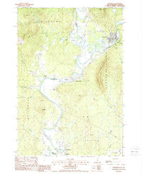 Groveton New Hampshire Historical topographic map, 1:24000 scale, 7.5 X 7.5 Minute, Year 1988