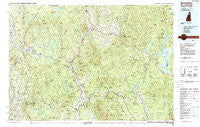 Groveton New Hampshire Historical topographic map, 1:100000 scale, 30 X 60 Minute, Year 1986