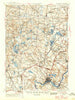 Hampstead New Hampshire Historical topographic map, 1:62500 scale, 15 X 15 Minute, Year 1935