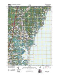 Hampton New Hampshire Historical topographic map, 1:24000 scale, 7.5 X 7.5 Minute, Year 2012