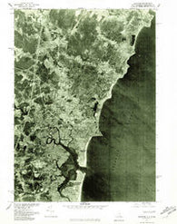Hampton New Hampshire Historical topographic map, 1:25000 scale, 7.5 X 7.5 Minute, Year 1977
