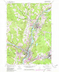 Hanover New Hampshire Historical topographic map, 1:24000 scale, 7.5 X 7.5 Minute, Year 1959