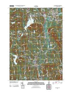 Hillsboro New Hampshire Historical topographic map, 1:24000 scale, 7.5 X 7.5 Minute, Year 2012