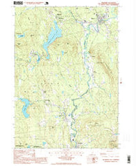 Hillsboro New Hampshire Historical topographic map, 1:24000 scale, 7.5 X 7.5 Minute, Year 1995
