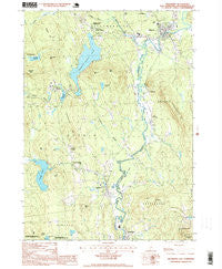 Hillsboro New Hampshire Historical topographic map, 1:24000 scale, 7.5 X 7.5 Minute, Year 1995