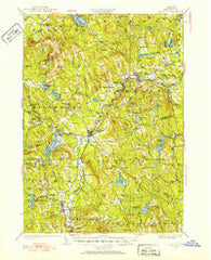 Hillsboro New Hampshire Historical topographic map, 1:62500 scale, 15 X 15 Minute, Year 1926