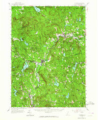 Hillsboro New Hampshire Historical topographic map, 1:62500 scale, 15 X 15 Minute, Year 1957