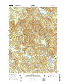 Hillsboro Upper Village New Hampshire Current topographic map, 1:24000 scale, 7.5 X 7.5 Minute, Year 2015