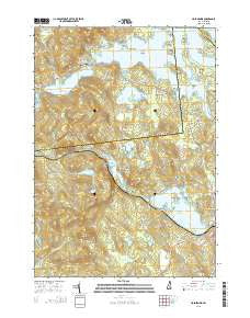 Holderness New Hampshire Current topographic map, 1:24000 scale, 7.5 X 7.5 Minute, Year 2015