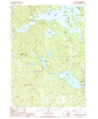 Holderness New Hampshire Historical topographic map, 1:24000 scale, 7.5 X 7.5 Minute, Year 1987