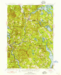 Holderness New Hampshire Historical topographic map, 1:62500 scale, 15 X 15 Minute, Year 1925