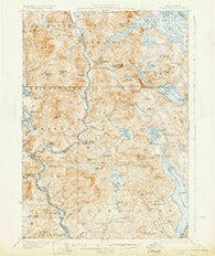 Holderness New Hampshire Historical topographic map, 1:62500 scale, 15 X 15 Minute, Year 1927