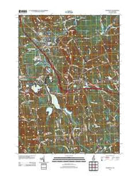 Hopkinton New Hampshire Historical topographic map, 1:24000 scale, 7.5 X 7.5 Minute, Year 2012