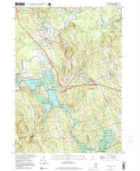 Hopkinton New Hampshire Historical topographic map, 1:24000 scale, 7.5 X 7.5 Minute, Year 1995