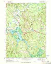 Hopkinton New Hampshire Historical topographic map, 1:24000 scale, 7.5 X 7.5 Minute, Year 1967