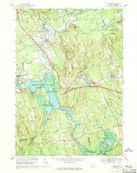 Hopkinton New Hampshire Historical topographic map, 1:24000 scale, 7.5 X 7.5 Minute, Year 1967