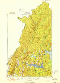 Indian Stream Vermont Historical topographic map, 1:62500 scale, 15 X 15 Minute, Year 1926