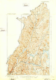 Indian Stream Vermont Historical topographic map, 1:62500 scale, 15 X 15 Minute, Year 1927