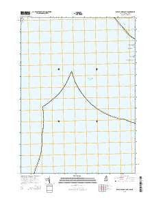 Isles of Shoals OE W New Hampshire Current topographic map, 1:24000 scale, 7.5 X 7.5 Minute, Year 2015